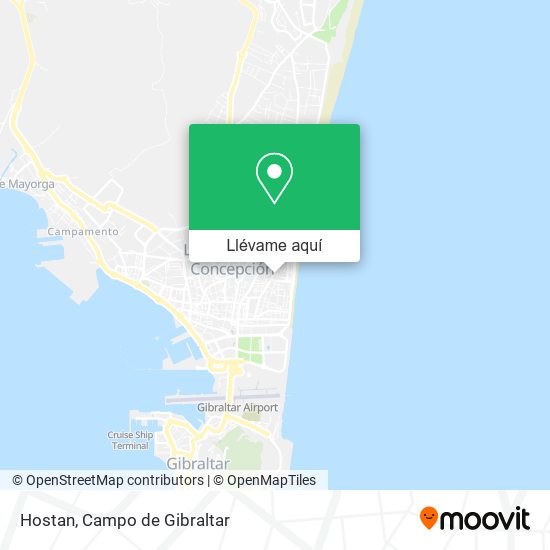 Mapa Hostan