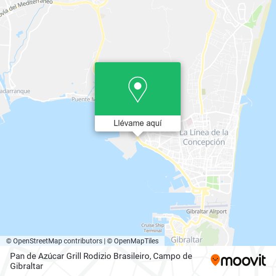 Mapa Pan de Azúcar Grill Rodizio Brasileiro