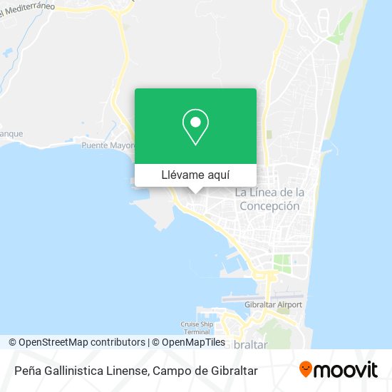 Mapa Peña Gallinistica Linense