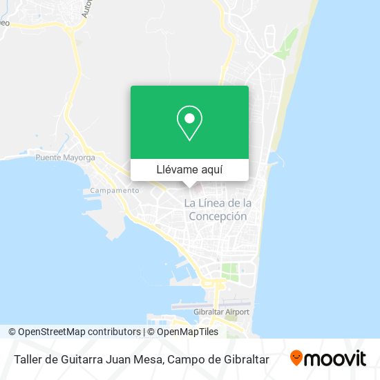 Mapa Taller de Guitarra Juan Mesa