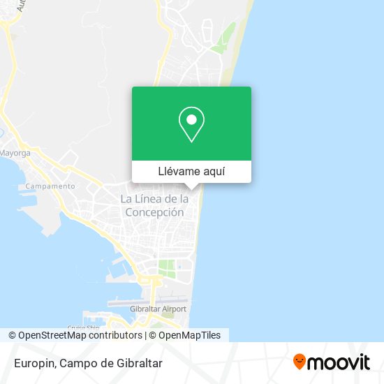 Mapa Europin