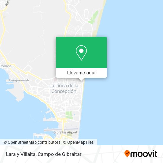 Mapa Lara y Villalta