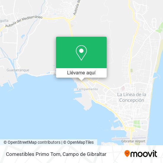 Mapa Comestibles Primo Tom