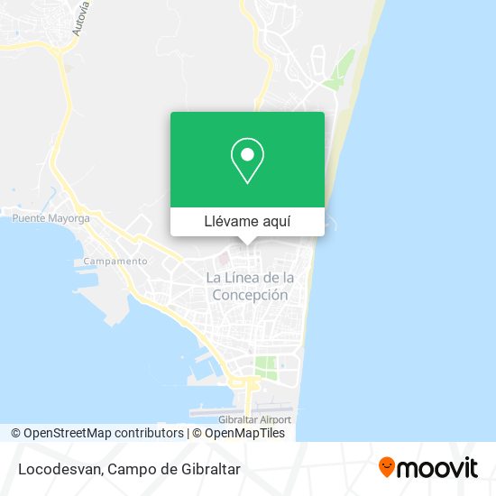 Mapa Locodesvan