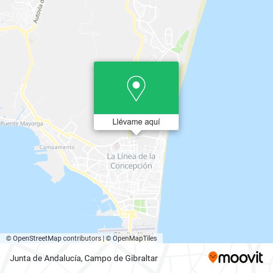 Mapa Junta de Andalucía