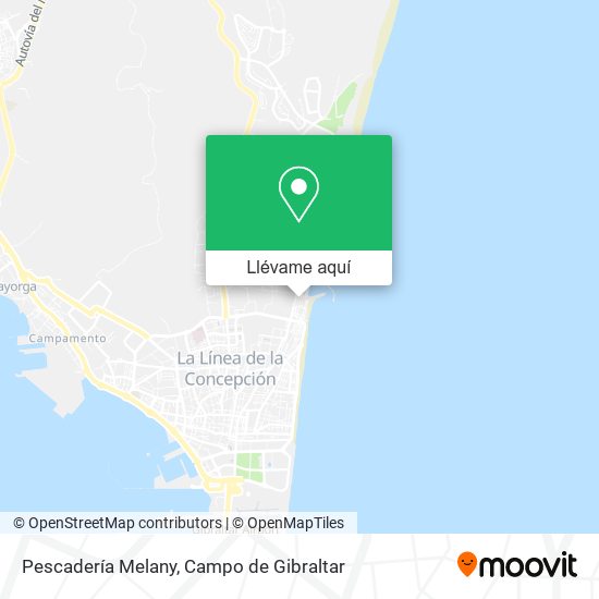 Mapa Pescadería Melany