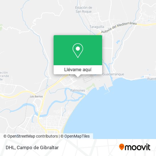 Mapa DHL