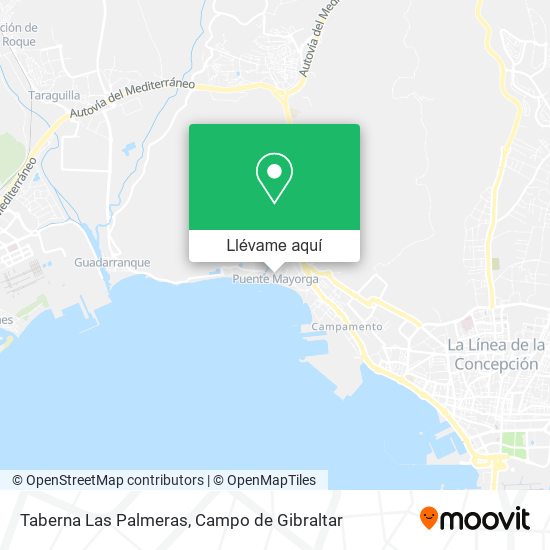 Mapa Taberna Las Palmeras