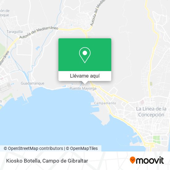 Mapa Kiosko Botella
