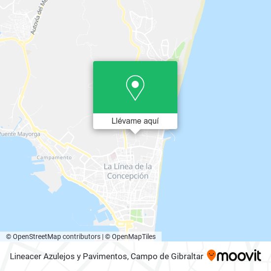 Mapa Lineacer Azulejos y Pavimentos