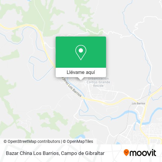 Mapa Bazar China Los Barrios