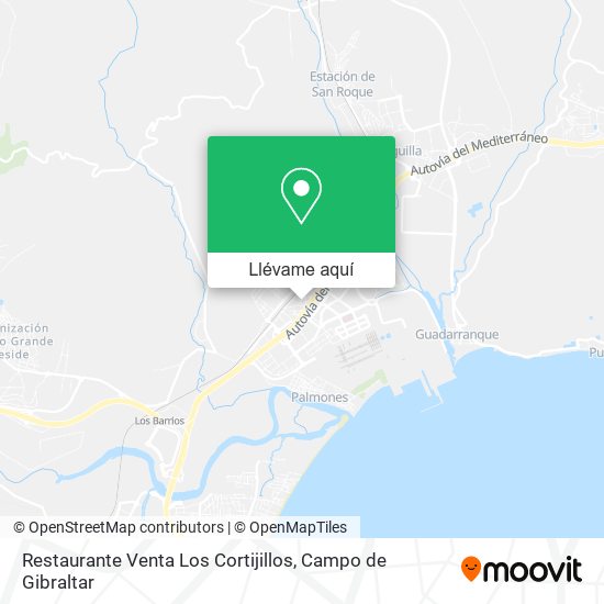 Mapa Restaurante Venta Los Cortijillos