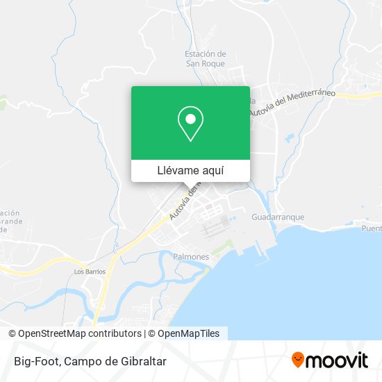 Mapa Big-Foot