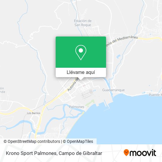 Mapa Krono Sport Palmones