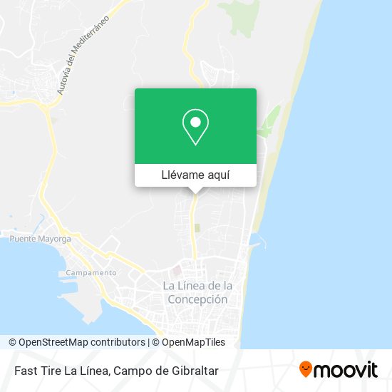 Mapa Fast Tire La Línea