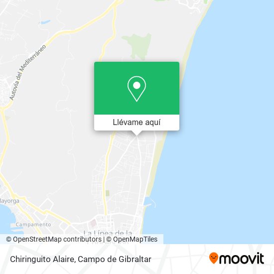 Mapa Chiringuito Alaire