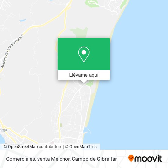 Mapa Comerciales, venta Melchor