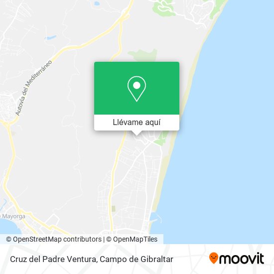 Mapa Cruz del Padre Ventura