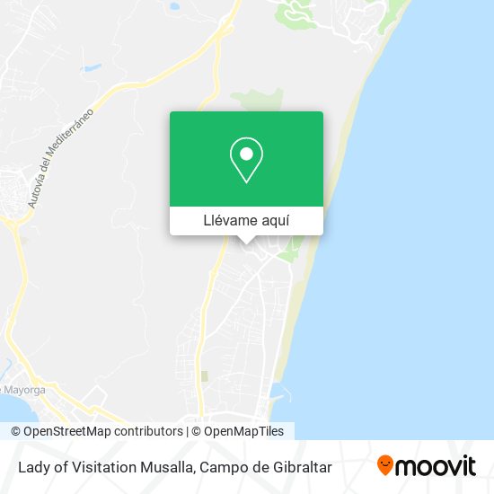 Mapa Lady of Visitation Musalla