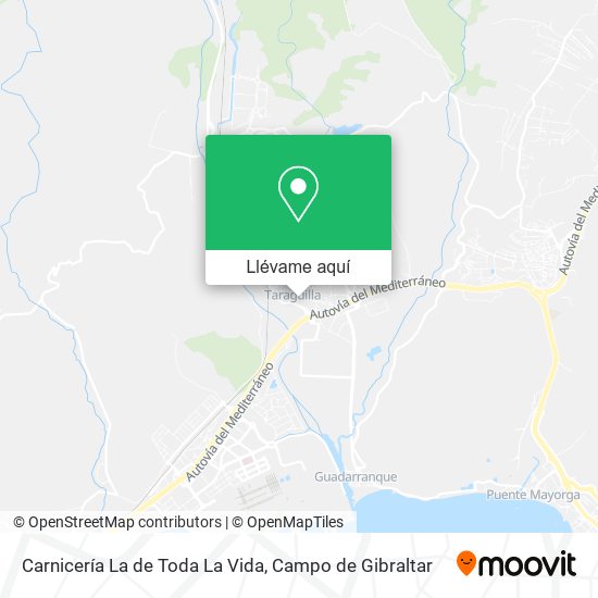 Mapa Carnicería La de Toda La Vida