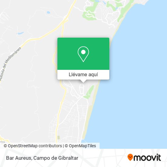 Mapa Bar Aureus
