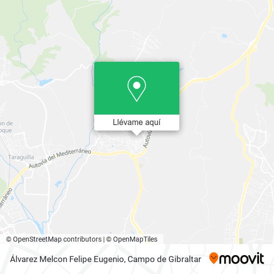 Mapa Álvarez Melcon Felipe Eugenio