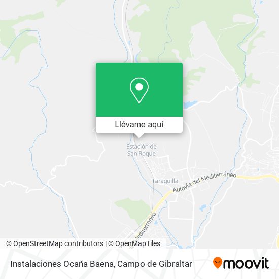 Mapa Instalaciones Ocaña Baena