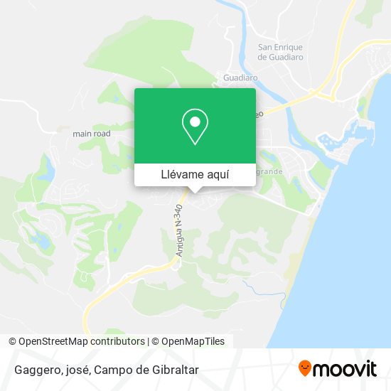 Mapa Gaggero, josé