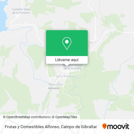 Mapa Frutas y Comestibles Alfonso