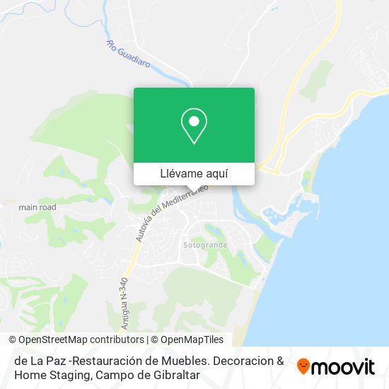 Mapa de La Paz -Restauración de Muebles. Decoracion & Home Staging