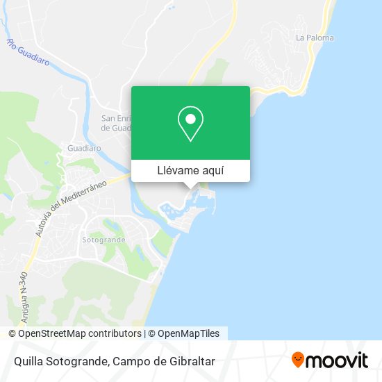 Mapa Quilla Sotogrande
