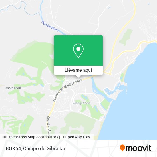 Mapa BOX54