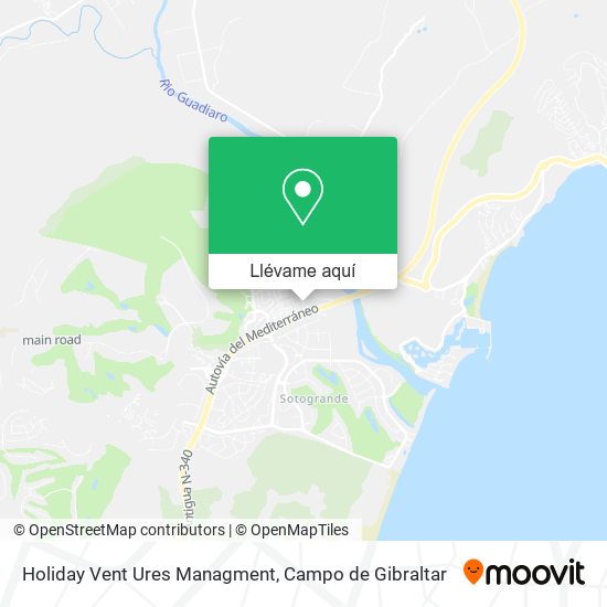 Mapa Holiday Vent Ures Managment