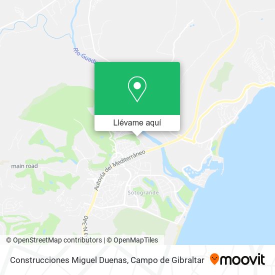 Mapa Construcciones Miguel Duenas