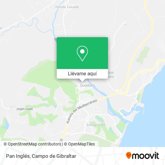 Mapa Pan Inglés