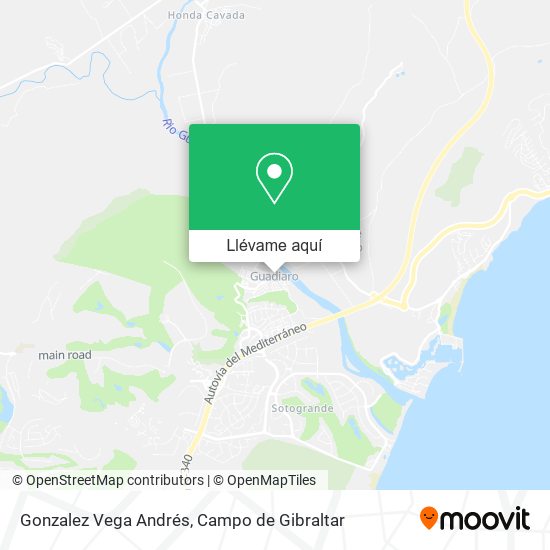 Mapa Gonzalez Vega Andrés