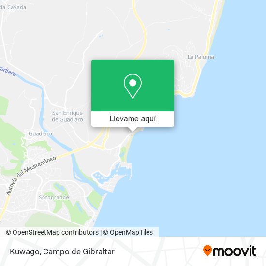 Mapa Kuwago