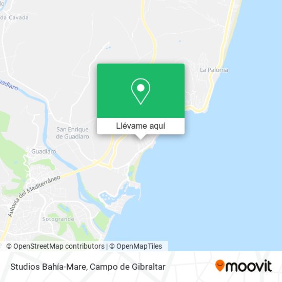 Mapa Studios Bahía-Mare