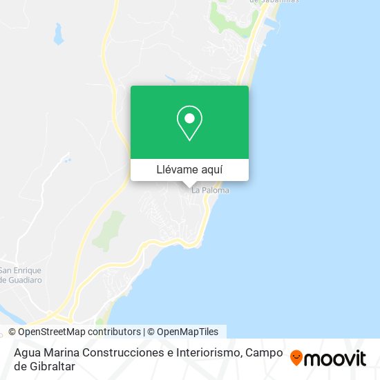 Mapa Agua Marina Construcciones e Interiorismo