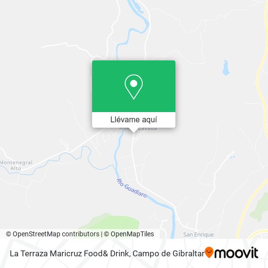 Mapa La Terraza Maricruz Food& Drink