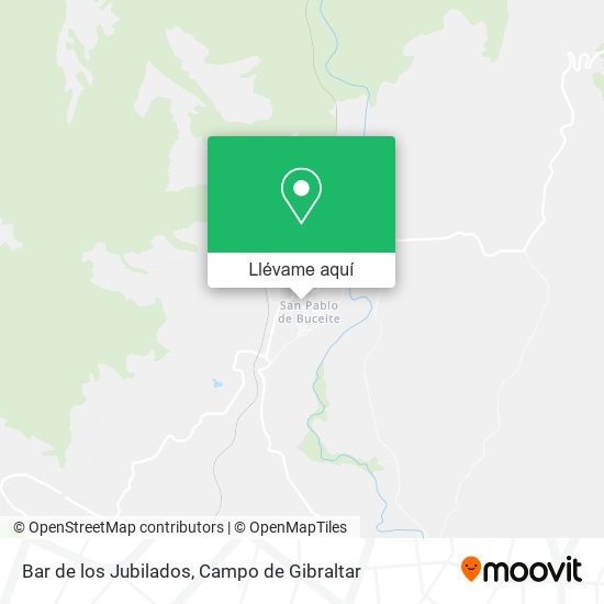 Mapa Bar de los Jubilados