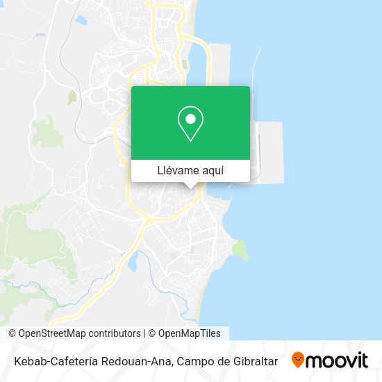 Mapa Kebab-Cafetería Redouan-Ana