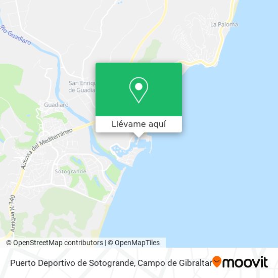 Mapa Puerto Deportivo de Sotogrande