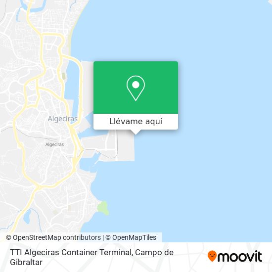 Mapa TTI Algeciras Container Terminal