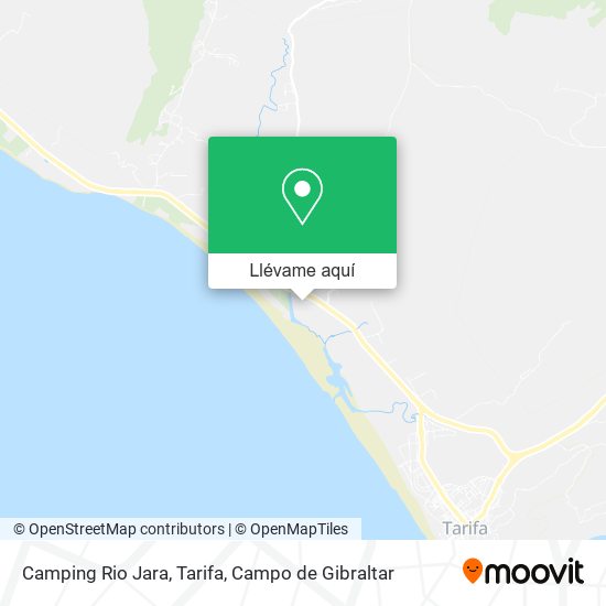 Mapa Camping Rio Jara, Tarifa