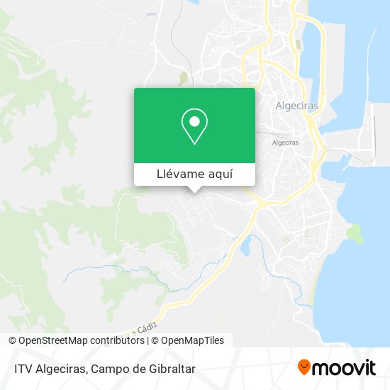 Mapa ITV Algeciras