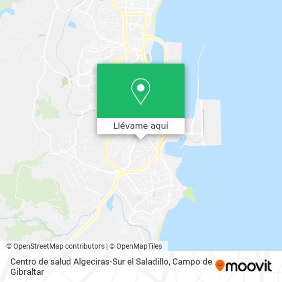 Mapa Centro de salud Algeciras-Sur el Saladillo
