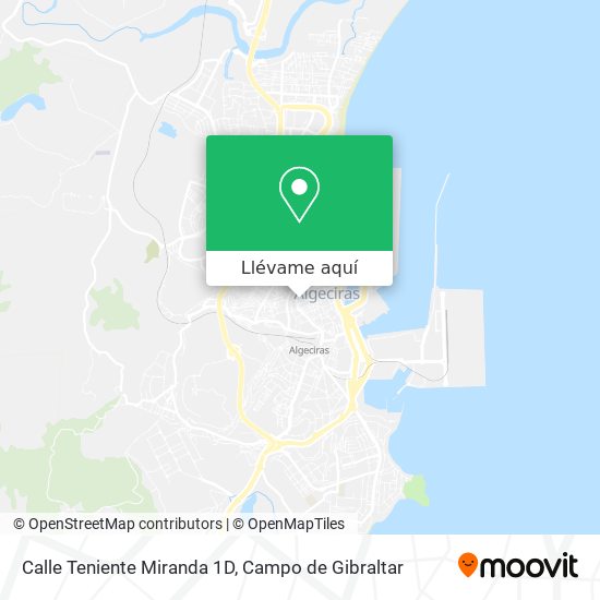 Mapa Calle Teniente Miranda 1D