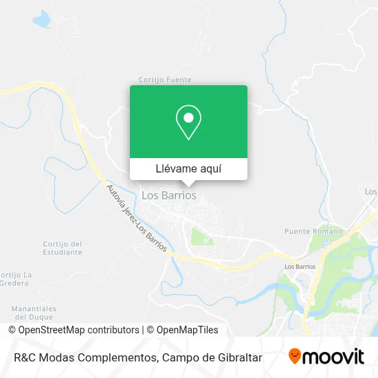 Mapa R&C Modas Complementos