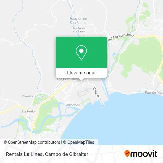 Mapa Rentals La Linea